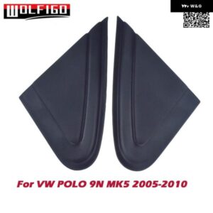フロント左右 外装 ウィングトライアングルカバー バックミラー トリム VWポロ4 9Nセダンヴェント2005-2010 6Q0853273A 6Q0853274A