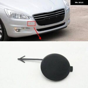 フロント バンパー 牽引フックカバー トレーラーキャップ プジョー 508 2011-2015