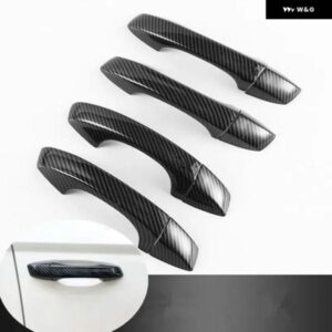 フォルクスワーゲン VW アトラス TERAMONT 2016-2021 カーボン クローム カー ドアハンドル カバー トリム ステッカー アクセサリー