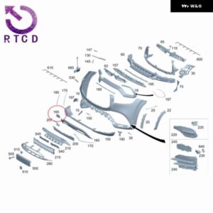フロントトレーラーカバー 牽引カバー フロント バンパー カバー 1678852406 メルセデスベンツ GLS X167 2019-