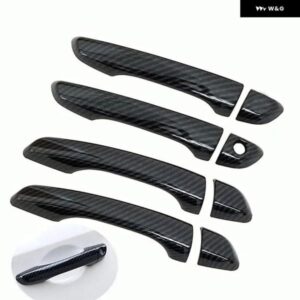 プジョー 408 プジョー 308 308SW T9 2016-2022 クロームカーボン車 ドアハンドル カバー トリム ステッカー カー スタイリング アクセサリー