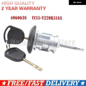 フロント右 運転席側 ドアロックバレル 2キー YC15-V220K51AA 4060638 フォード トランジット MK6 2000 - 06