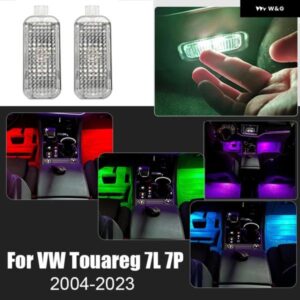 フォルクスワーゲン VW トゥアレグ 7L 7P 2004 - 10 - 2019 - 23 車用フットウェルライトアクセサリー