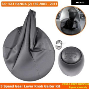フィアット パンダ 2 169 2003-2011 ギア シフト ノブ レバー シフター ゲイター ブーツ カバー 5速ギア レバー ノブ ゲイターキット