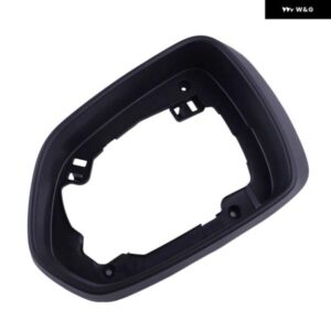 フロント左側ドアウィングリアビューミラー ベゼル トリム カバー ブラック プラスチック MG ZS EV 2017 - 23