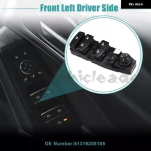 パワーウィンドウスイッチ フロント左 運転席側 ウィンドウ コントロール スイッチ ユニット 61319208108 BMW 320I M3 X3