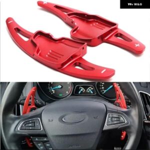 ペアカーオート ステアリングホイール シフト パドルエクステンダー ステッカー アルミ フォード フォーカス クーガエコスポーツクーパーカーアクセサリー