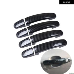 フォード トランジット カスタム トルネオ カスタム 2013-2017 カーボン クローム カー ドアハンドル カバー トリム オーバーレイ スタイリング