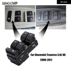 フロント左パワーウィンドウスイッチ 25951963 シボレー トラバース 3.6L V6 2009-2017 電動パワーマスターウィンドウ コントロール スイッチ