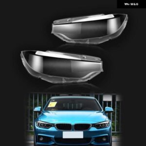 BMW 4シリーズ F32 F33 F36 F82 2014 - 16 車用 ヘッドライト シェル ヘッドランプ カバー レンズ シェル