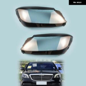 メルセデス ベンツ W222 S クラス ヘッドランプ カバー レンズ ヘッドライト シェル S320 S400 S500 S600 2018-2020ペア