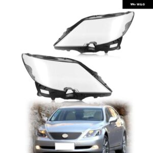 レクサス LS460 2006 - 09 460H 600HL ヘッドライト レンズ クリアシェル ヘッドライト カバー ランプシェード