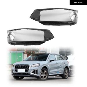 アウディ Q2 2022 2023 車用 ヘッドライト レンズ シェルランプシェード クリア ヘッドランプ カバー