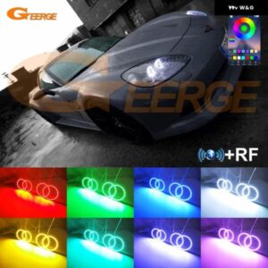 シボレー コルベット C6 RFリモートBLUETOOTH対応アプリ マルチカラー超高輝度RGB LEDエンジェルアイキット ハローリング