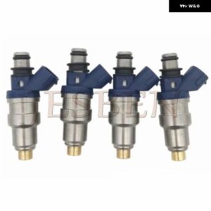 4個 23250-75040 2325075040 23209-75040 燃料 インジェクター トヨタ タコマ 2.4L L4 ハイラックス RZN148 RZN168 2RZFE 1995-2001
