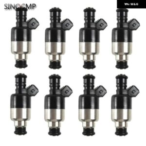 8X燃料 インジェクター 25180245 802632T MAR104-8N 1998-2001 MERCRUISER STERNDRIVE 454 BB 7.4L 車 エンジン パーツ 燃料 インジェクター