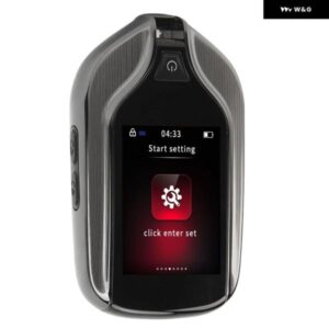 汎用 スマートリモートカーキーMA-100 LCDタッチスクリーンスマートキーリモートキーレスエントリー全スタートストップ エンジン ボタン モデル