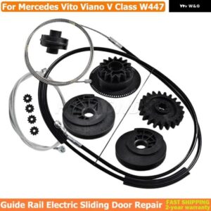 メルセデス ヴィト ビアノ W639 W447 6398200442 サイド電動スライドドアドライブロック システム ガイドレールモーターリペアセット