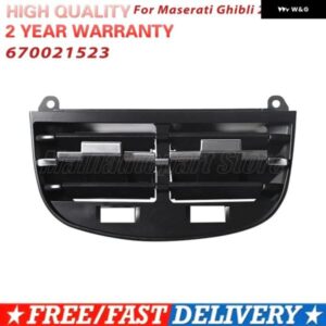 マセラティ ギブリ 2014 - 20 リア コンソール エアコン エアコン 吹き出し口 グリル アウトレット カバー パネル 670021523