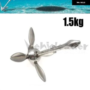 1.5KG 折りたたみ 式アンカー グラップネル ボートアンカー 小型船舶 ディンギー用 折りたたみ 式スパイクフック フォード 用