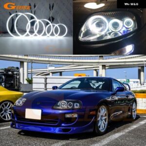 トヨタ スープラ MKIV A80 1993 - 1997 - 02 超高輝度 CCFL エンジェルアイキット ハローリング