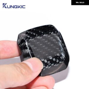 SEAT LEON CUPRA LEON CUPRA FORMENTOR 2020 - 24 2025 LHD RHD 車用 ギア シフト ノブ トリム リアルハードカーボン