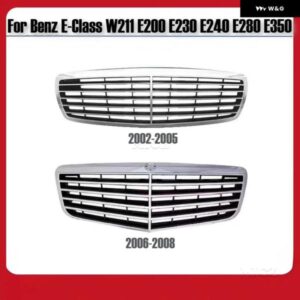 メルセデス ベンツ E クラス W211 E200 E230 E240 E280 E350 2002-2008 フロント バンパー グリル