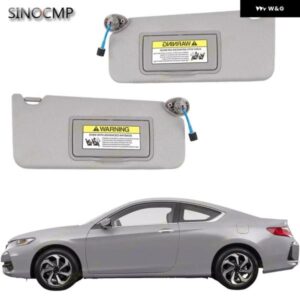 2個サンバイザー ライトミラー 付き 83280TA5A71ZA 83280TA5A51ZA ホンダ アコード 2008-2017 車用サンバイザー サンシェード サンシールドパーツ