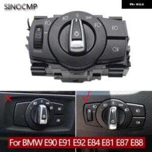 車フロント ヘッドランプ ヘッドランプ スイッチ ヘッドライト ノブ ボタン アセンブリ 61319169406 BMW E88 E82 E90 E91 LCI E84スイッチリレー
