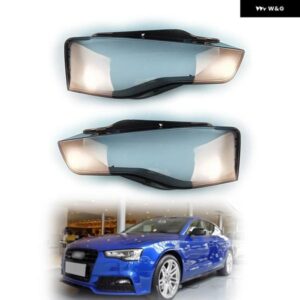 OEM品質 アウディ A5 2012 - 16 車用 ヘッドランプ カバー ランプシェード ヘッドライト レンズ シェル