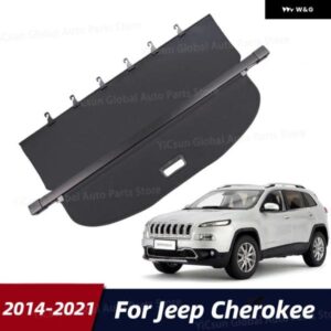 2014-2021 ジープ チェロキー カーゴカバー トランク 格納式 パーセルラック 防水 シールド プライバシーカーゴカバー 自動車アクセサリー