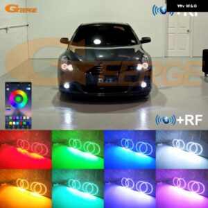 日産 アルティマクーペ 2010 - 13 BLUETOOTHアプリ コントロール マルチカラー 超高輝度 RGB LED エンジェルアイキット ハローリング