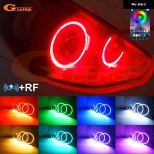 トヨタ カルディナ T24 プレフェイスリフト 2002 2003 2004 BLUETOOTHアプリ マルチカラー 超高輝度 RGB LED エンジェルアイキット ハローリング