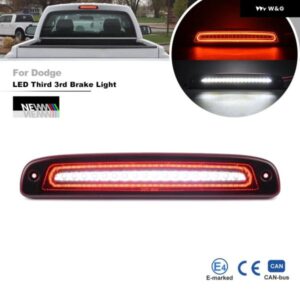 ダッジ ダコタ ピックアップ トラック 1997-2011 LEDセンターハイ マウント サードブレーキストップライト ホワイトカーゴルーフキット OEM# 55056202AH