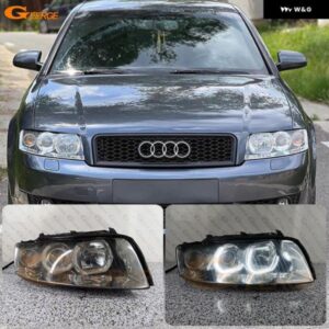 アウディ A4 S4 8E B6 2001 - 04 超高輝度 DTM M4 スタイル LEDエンジェルアイキット ハローリング カーアクセサリー