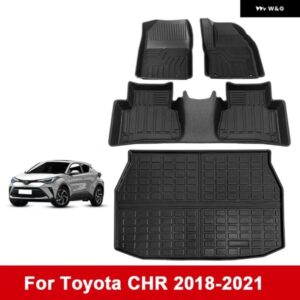3D TPE LHD RHD フロアカーマット トヨタ CHR 2018 - 21 CH-R 車用フロアマット ライナートレイ フット パッド カーペット 自動車アクセサリー