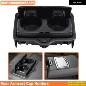 アウディ A3 Q2 Q3 Q5 Q7 Q8 RS3 RSQ8 リア アームレスト カップ ホルダー ドリンク ドリンクラック 4M0885995A4PK