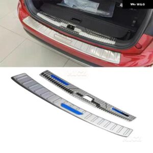 カーアクセサリー フォード フォーカス ハンティングエディション リア バンパー プロテクター シル トランク リアガード トレッドプレート カバー トリム 2