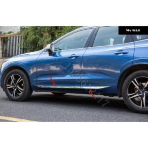 カーアクセサリー VOLVO XC60 2018 2019-2025 ステンレス ボディデコレーションストリップボディ スカッフプレート ドア トリム 傷防止