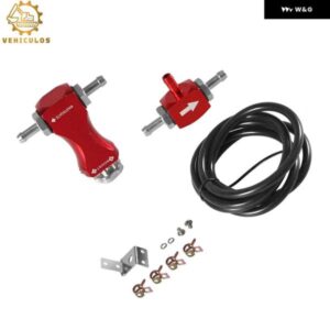 1セット ターボブーストティー マニュアル ブースト コントローラ ー MBCキット ターボ 汎用 レッド カーアクセサリー