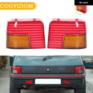 左 右 リア リバース ブレーキ ストップランプ カバー プジョー 205 1983-1994 ウィンカー インジケーター テールライト シェード 634983 635041