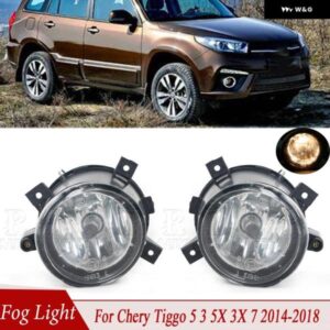 フォグランプ アセンブリ フロント バンパー ドライビングランプ フォグランプ CHERY TIGGO 5 3 5X 3X 7 2014 - 18 車