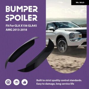 リア バンパー スポイラー エアベント トリム カバー ベンツ GLA X156 GLA45 AMG 2013-2018 ブラック