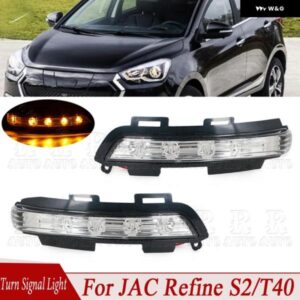 車側バックミラー LED ウィンカーライト サイドウィングリピーター インジケーター 点滅ランプJAC REFINE S2/T40車
