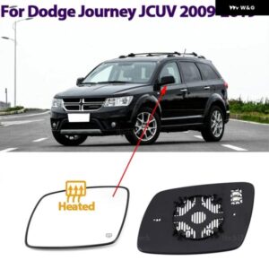 左 右 サイドミラー ガラス リアビュー リアビュー 外装 レンジ ダッジ ジャーニー JCUV 2009-2019 アクセサリー