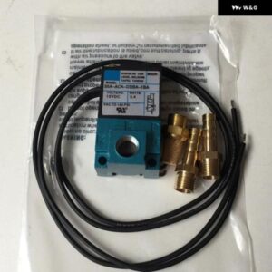 12V MAC 3ポート電子ブースト 制御 ソレノイド バルブ 35A-ACA-DDBA-1BA 5.4W 真鍮キット 付き