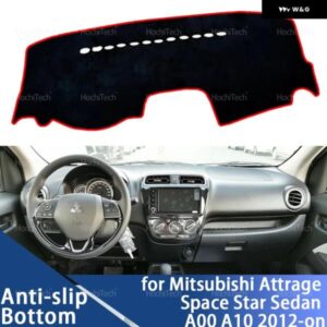 車 ダッシュボード カバー 光を避ける パッド 計器プラットフォームカバー マット カーペット 三菱 アトラージュ スペーススター セダン A00 A10 2012年以降