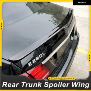 メルセデス ベンツ E クラス W212 E180 E200 E260 E300 E320 セダン 4ドア リア トランク リッド ダックテールルーフウィンドウ 車 ABS スポイラー ウィング