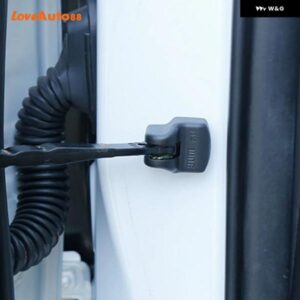 4PCS 3D ABSドアストッパー カバー マツダ CX30 CX-30 CX 30 2020 2021 2022 カーアクセサリー