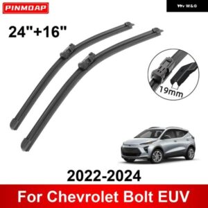 車用 ワイパー シボレー ボルト EUV 2022-2024 24インチ + 16インチ フロント リア ワイパー ブレード ブラシ カッター アクセサリー 2022 2023 2024